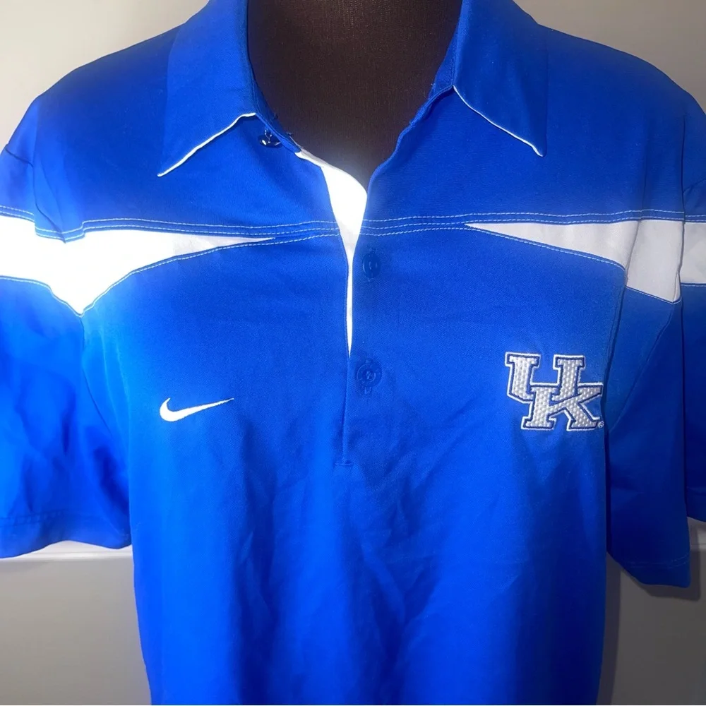 University Of Kentucky Authentic Nike Team Dri Fit Polo Shirt Sz‎ S